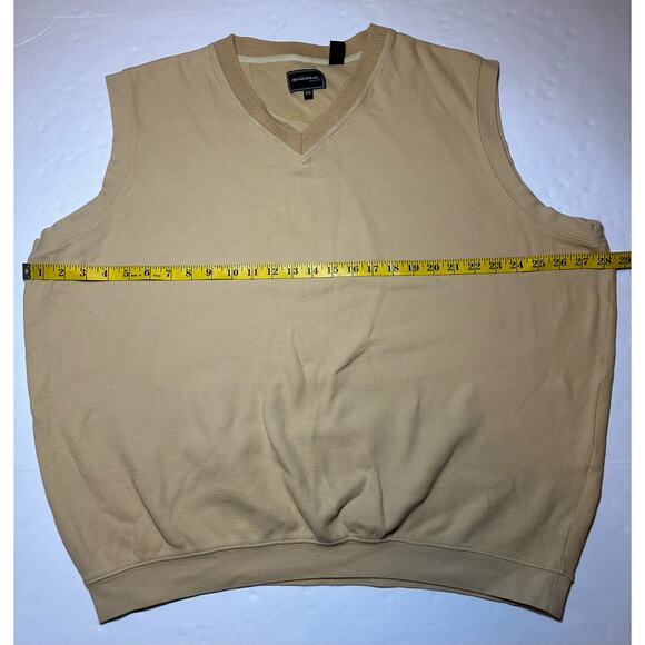 Bolle Golf Vest Sweater Mens Size XXL Yellow 100% Cotton - Picture 3 of 6
